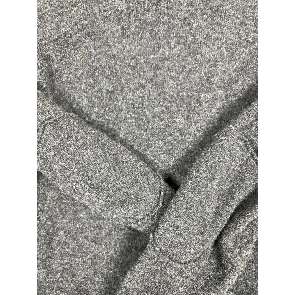 J. Crew Men M Brown 100% Premium Lambswool Shawl Neck Knit Sweater - Picture 4 of 8